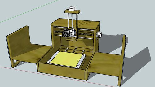 The sides folded down