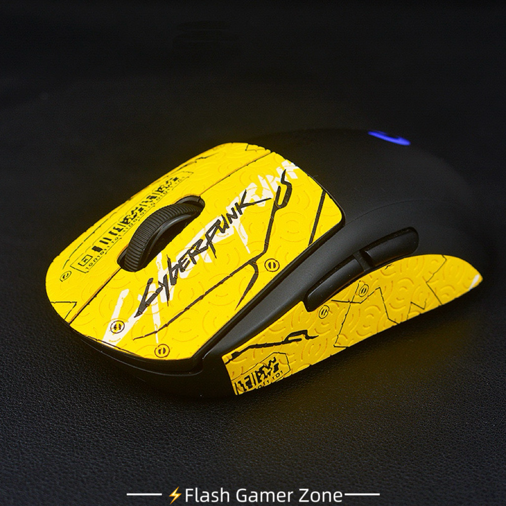 Flash Gamer Zone Mouse Anti-slip Stickers for Logitech GPW1