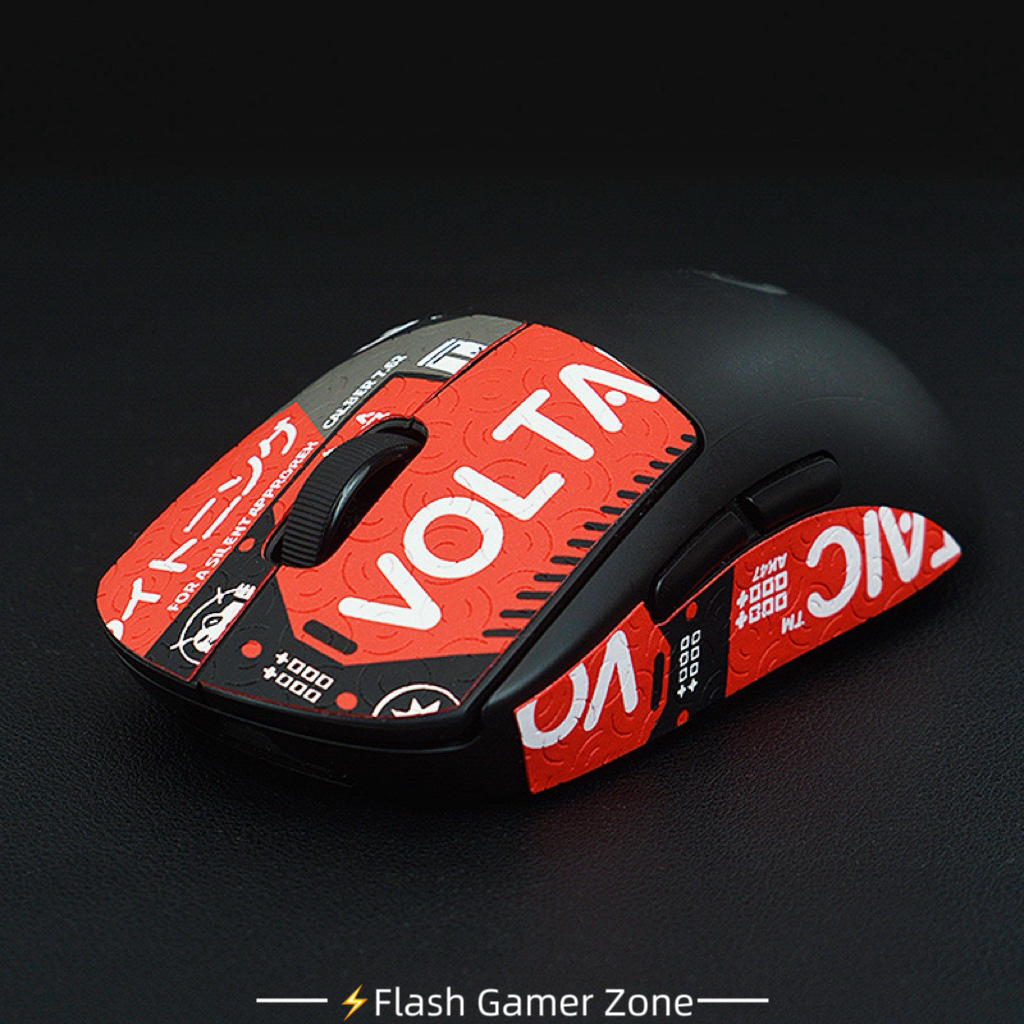 Flash Gamer Zone Mouse Anti-slip Stickers for Logitech GPW1