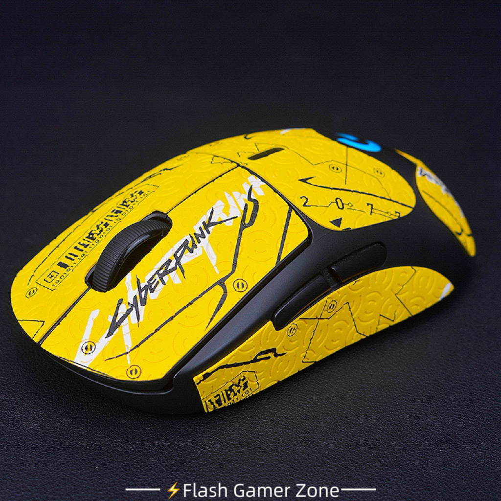 Flash Gamer Zone Mouse Anti-slip Stickers for Logitech GPW1