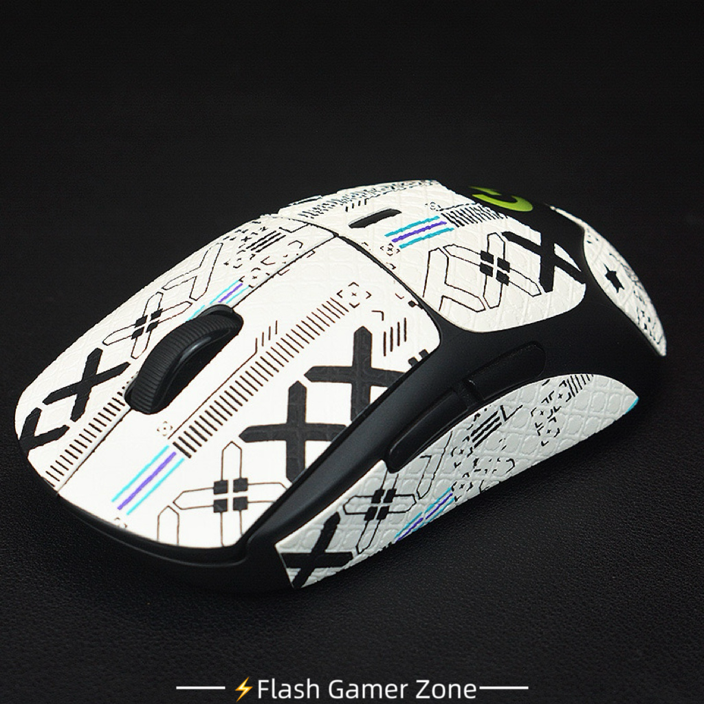 Flash Gamer Zone Mouse Anti-slip Stickers for Logitech GPW1