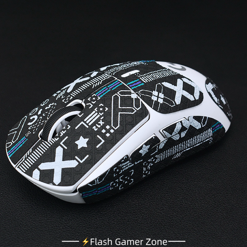 Flash Gamer Zone Mouse Anti-slip Stickers for Logitech GPW2/3