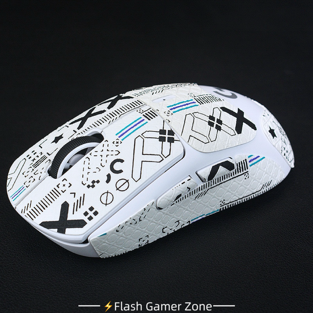 Flash Gamer Zone Mouse Anti-slip Stickers for Logitech GPW2/3