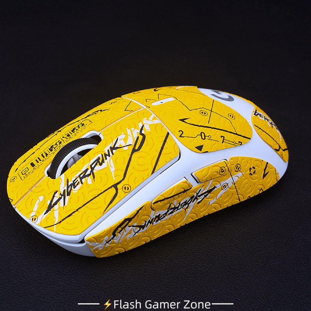 Flash Gamer Zone Mouse Anti-slip Stickers for Logitech GPW2/3