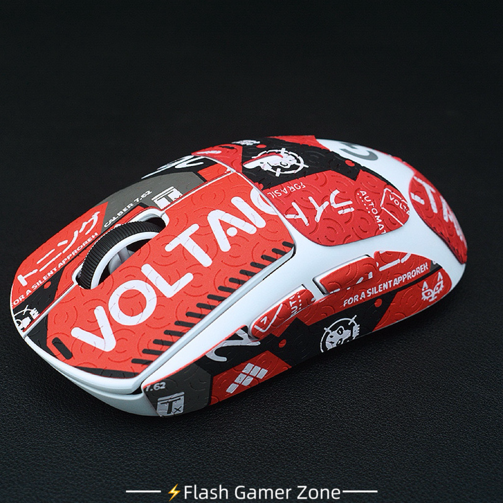 Flash Gamer Zone Mouse Anti-slip Stickers for Logitech GPW2/3