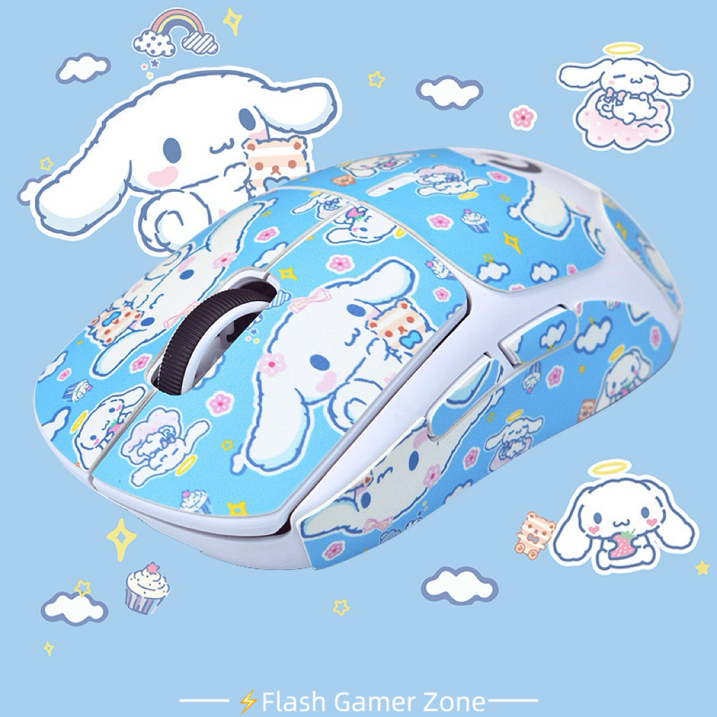 Flash Gamer Zone Mouse Anti-slip Stickers for Logitech GPW2/3