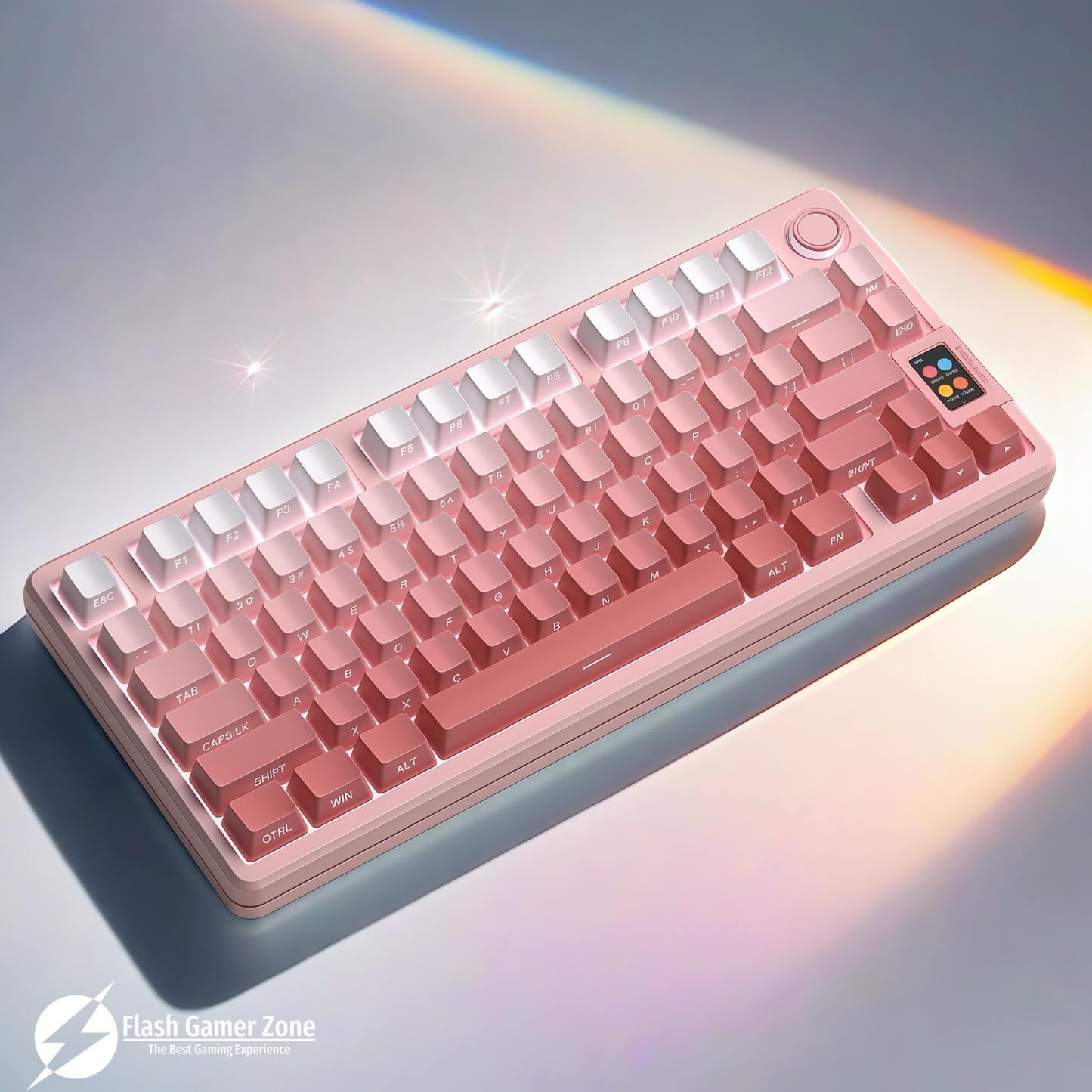 Flash Gamer Zone Side-Engraved Keycaps （Heat-sublimation PBT keycaps）